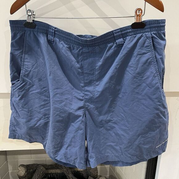Columbia PFG Backcast III Lined 6" Water Shorts Trunks Mens Large Blue - Picture 2 of 11